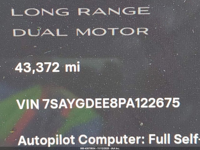 2023 TESLA MODEL Y 7SAYGDEE8PA122675 Photo 8