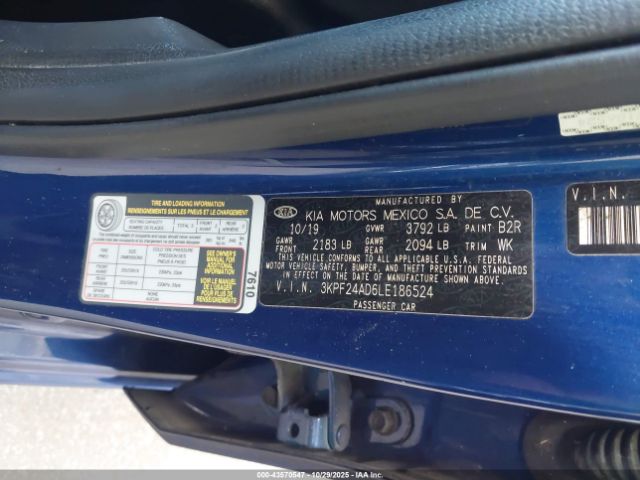 2020 KIA FORTE 3KPF24AD6LE186524 Photo 8