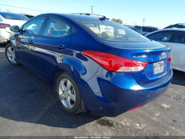 2013 HYUNDAI ELANTRA KMHDH4AEXDU809561 Photo 2