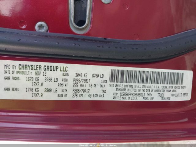 2013 RAM 1500 1C6RR6FP6DS538613 Photo 8