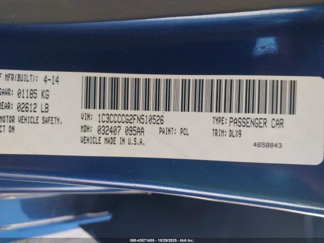 2015 CHRYSLER 200 1C3CCCCG2FN510526 Photo 8