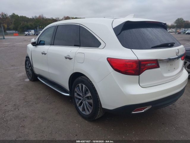 2014 ACURA MDX 5FRYD3H42EB018085 Photo 2