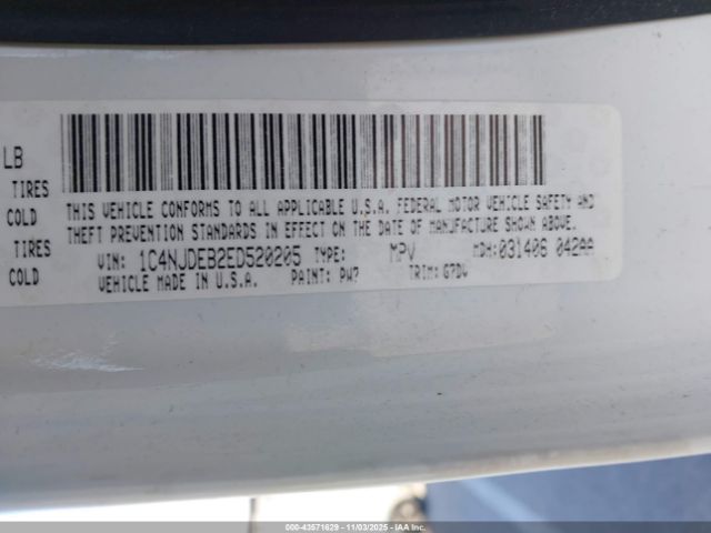 2014 JEEP COMPASS 1C4NJDEB2ED520205 Photo 8