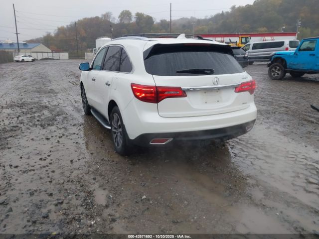 2016 ACURA MDX 5FRYD4H40GB028977 Photo 2