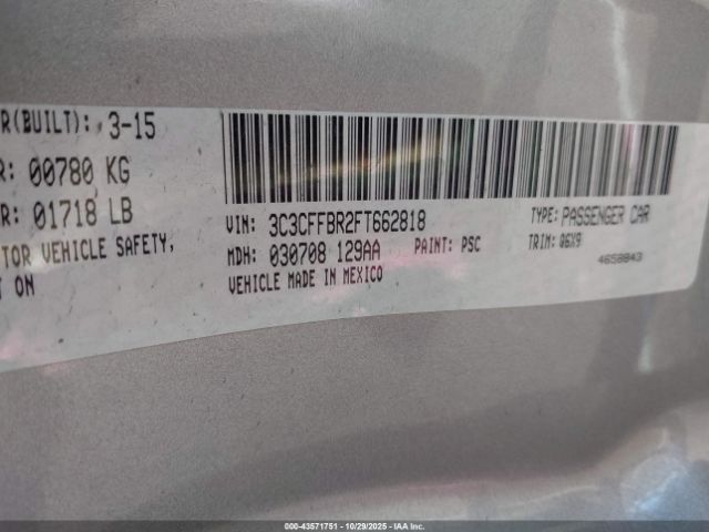 2015 FIAT 500 3C3CFFBR2FT662818 Photo 8