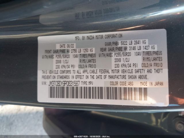 2023 MAZDA CX-9 JM3TCBDY9P0631587 Photo 8