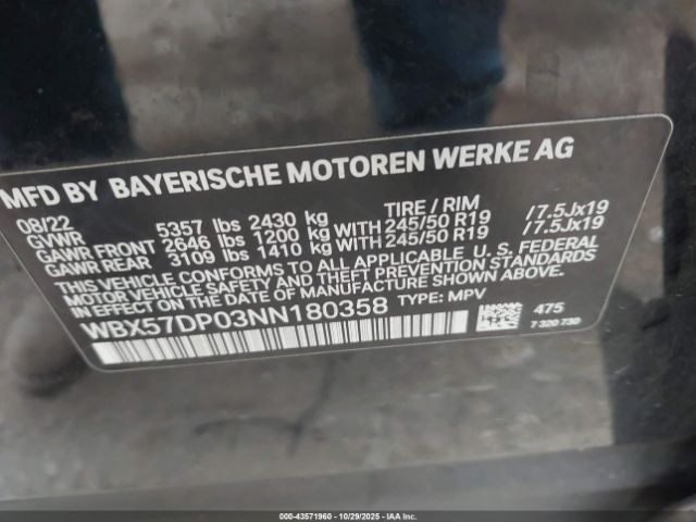 2022 BMW X3 WBX57DP03NN180358 Photo 8