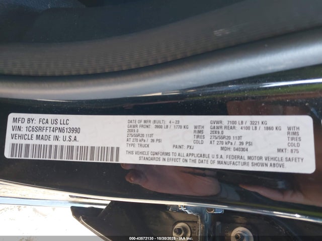 2023 RAM 1500 1C6SRFFT4PN613990 Photo 8