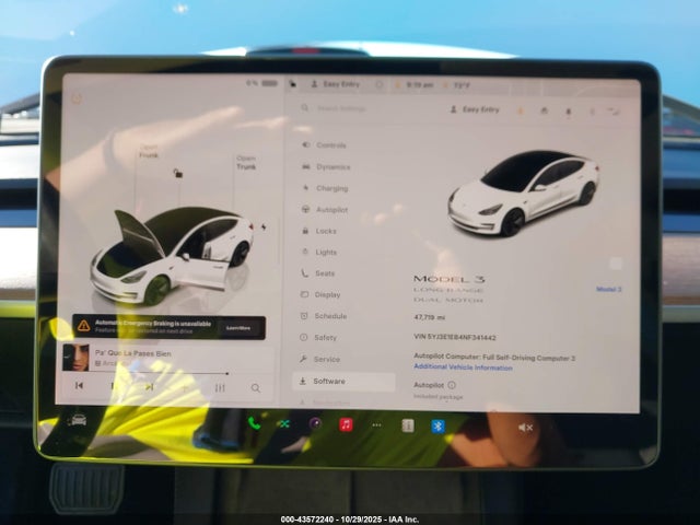2022 TESLA MODEL 3 5YJ3E1EB4NF341442 Photo 6