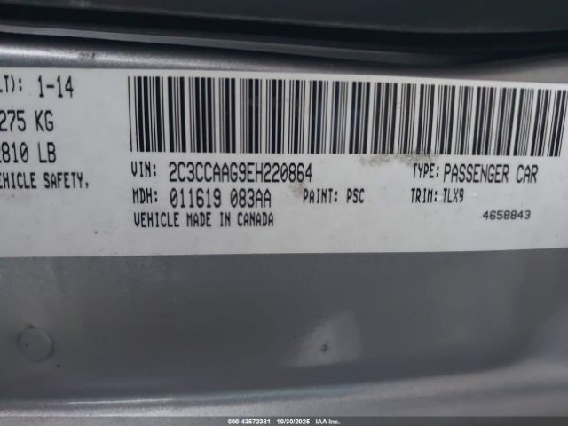 2014 CHRYSLER 300 2C3CCAAG9EH220864 Photo 8