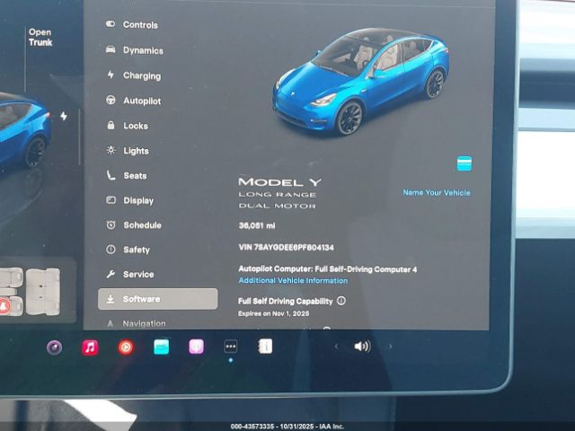 2023 TESLA MODEL Y 7SAYGDEE6PF804134 Photo 6
