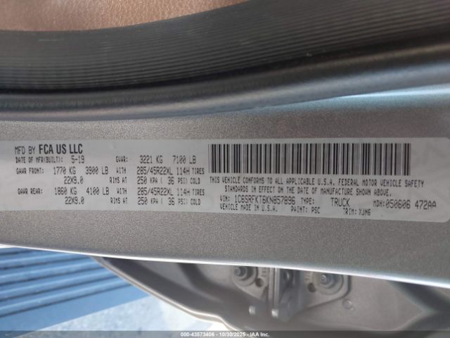 2019 RAM 1500 1C6SRFKT6KN857896 Photo 8