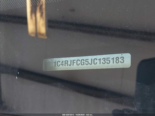 2018 JEEP GRAND CHEROKEE 1C4RJFCG5JC135183 Photo 8