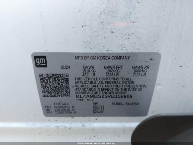 2024 BUICK ENCORE GX KL4AMBS25RB156906 Photo 8