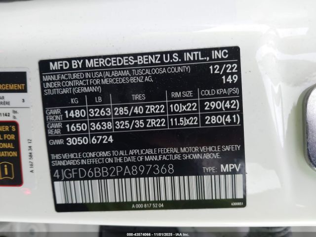 2023 MERCEDES-BENZ AMG GLE 53 COUPE 4JGFD6BB2PA897368 Photo 8