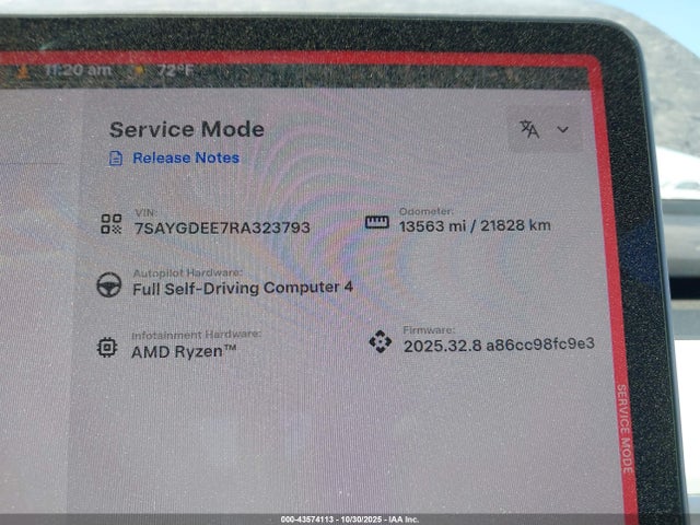 2024 TESLA MODEL Y 7SAYGDEE7RA323793 Photo 6