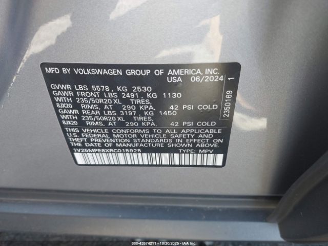 2024 VOLKSWAGEN ID.4 1V25MPE8XRC015925 Photo 8