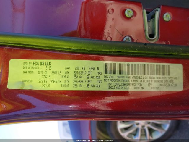 2019 JEEP CHEROKEE 1C4PJLCB8KD297573 Photo 8