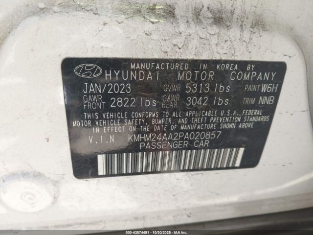 2023 HYUNDAI IONIQ 6 KMHM24AA2PA020857 Photo 8