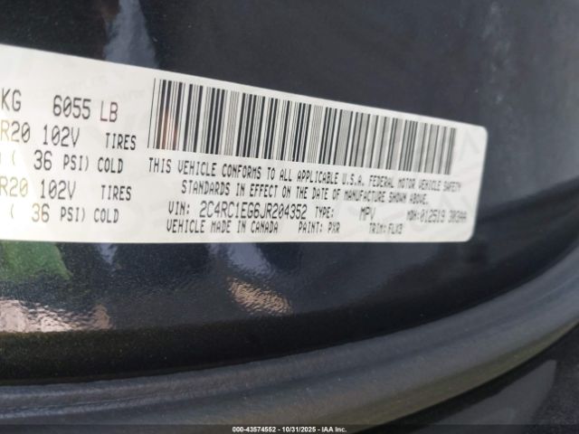 2018 CHRYSLER PACIFICA 2C4RC1EG6JR204352 Photo 8