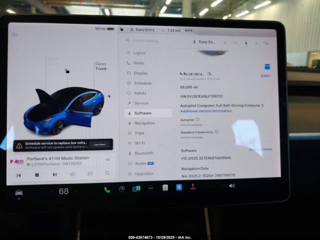 2020 TESLA MODEL 3 5YJ3E1EA9LF706721 Photo 6