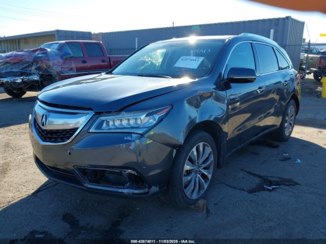 2014 ACURA MDX 5FRYD3H42EB002260 Photo 1