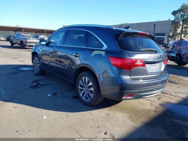 2014 ACURA MDX 5FRYD3H42EB002260 Photo 2