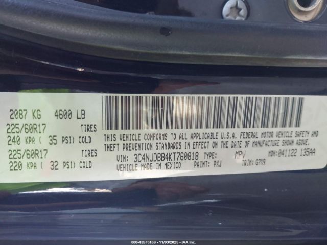 2019 JEEP COMPASS 3C4NJDBB4KT760818 Photo 8