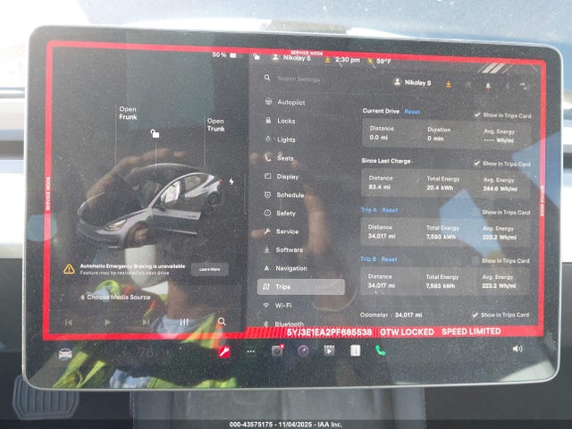 2023 TESLA MODEL 3 5YJ3E1EA2PF685538 Photo 6