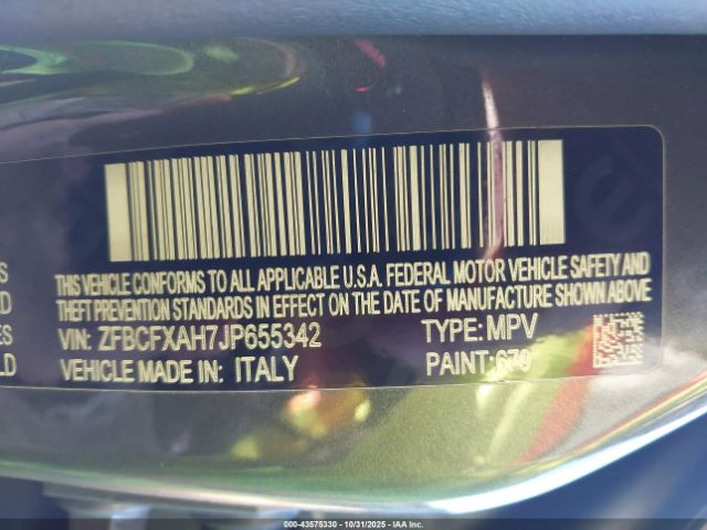 2018 FIAT 500X ZFBCFXAH7JP655342 Photo 8
