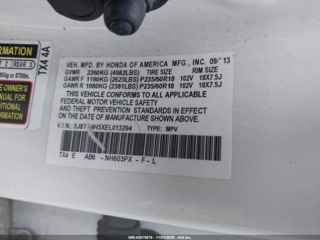 2014 ACURA RDX 5J8TB4H5XEL013294 Photo 8