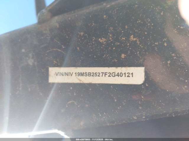 43575803 :رقم المزاد ، 19MSB2527F2G40121 vin ، 2015 Master Solutions Inc Other مزاد بيع