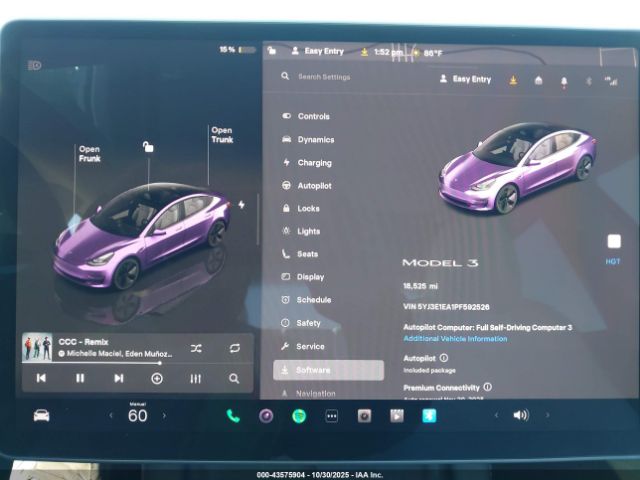 2023 TESLA MODEL 3 5YJ3E1EA1PF592526 Photo 6