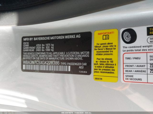 2016 BMW 428I WBA3N7C5XGK228386 Photo 8