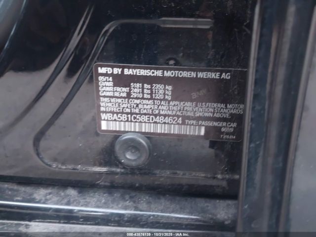 2014 BMW 535I WBA5B1C58ED484624 Photo 8