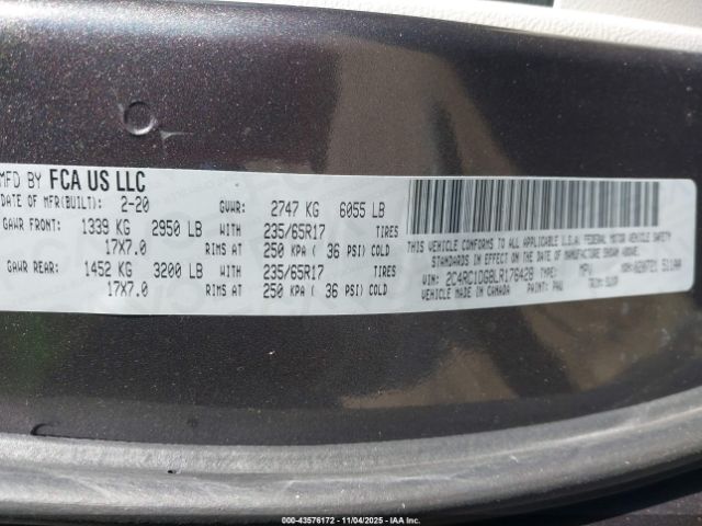 2020 CHRYSLER VOYAGER 2C4RC1DG8LR176428 Photo 8