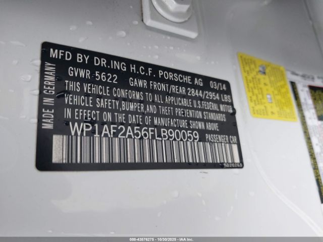 2015 PORSCHE MACAN WP1AF2A56FLB90059 Photo 8