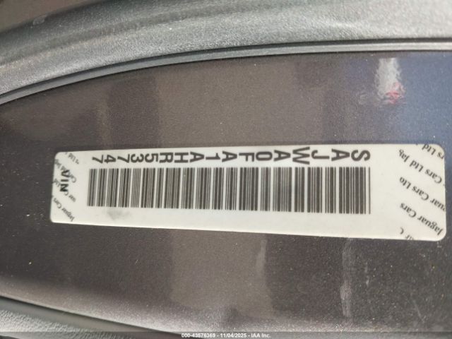 2010 JAGUAR XF SAJWA0FA1AHR53747 Photo 8