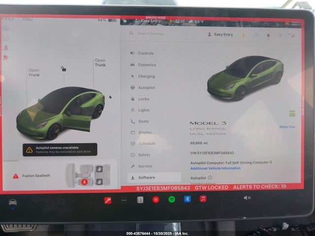 2021 TESLA MODEL 3 5YJ3E1EB3MF085843 Photo 6
