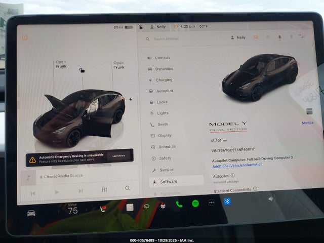 2022 TESLA MODEL Y 7SAYGDEF4NF468117 Photo 6