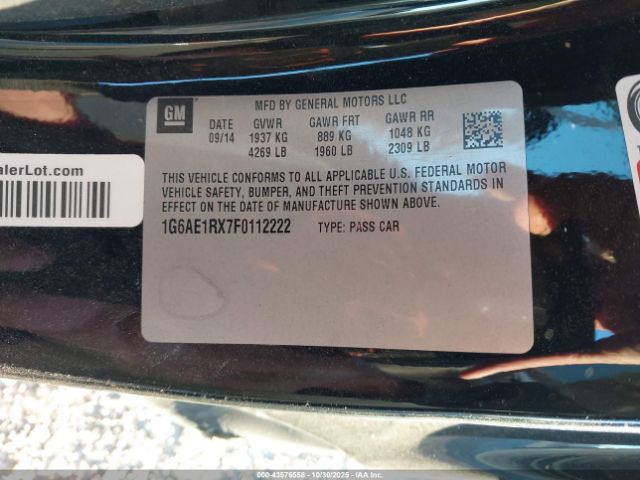 2015 CADILLAC ATS 1G6AE1RX7F0112222 Photo 8