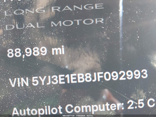 2018 TESLA MODEL 3 5YJ3E1EB8JF092993 Photo 8