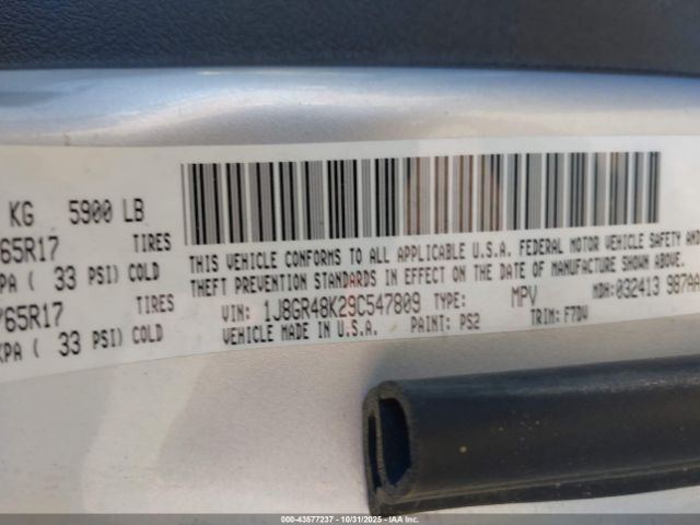 2009 JEEP GRAND CHEROKEE 1J8GR48K29C547809 Photo 8