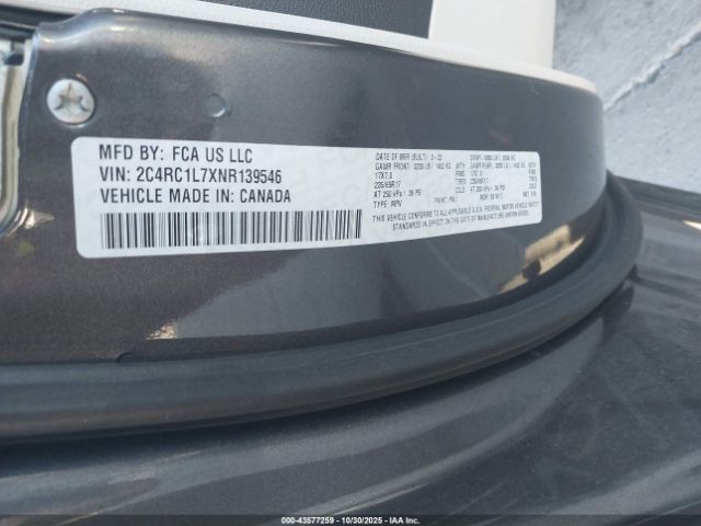 2022 CHRYSLER PACIFICA HYBRID 2C4RC1L7XNR139546 Photo 8