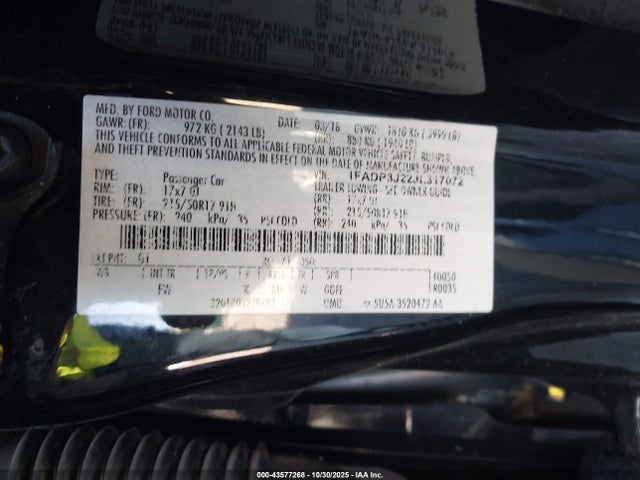 2018 FORD FOCUS 1FADP3J22JL317072 Photo 8