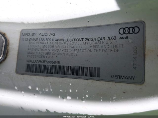 2014 AUDI A5 WAULFAFH3EN005845 Photo 8