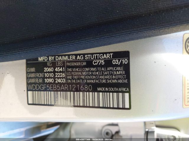 2010 MERCEDES-BENZ C 300 WDDGF5EB5AR121680 Photo 8