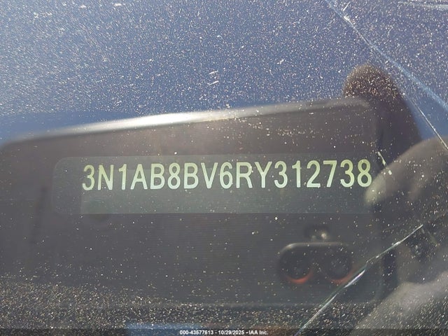 3N1AB8BV6RY312738 Nissan Sentra S Xtronic Cvt