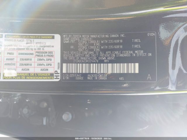 2024 LEXUS NX 250 2T2ADCAZ3RC014478 Photo 8