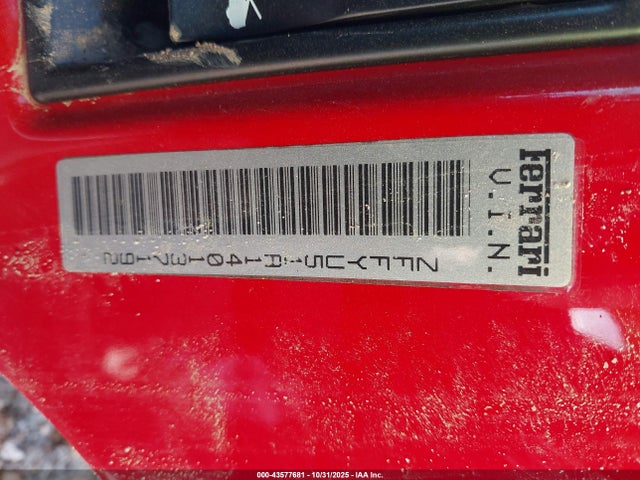 2004 FERRARI 360 MODENA ZFFYU51A140137192 Photo 8